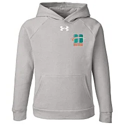 Under Armour Rival Fleece Hoodie - Youth - Embroidered
