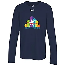 Under Armour Team Tech Long Sleeve T-Shirt - Youth - Full Color