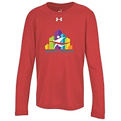 Under Armour Team Tech Long Sleeve T-Shirt - Youth - Full Color