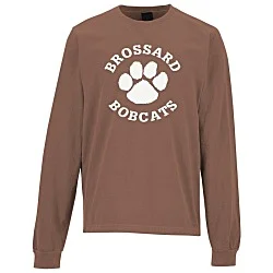 Bella+Canvas 6.5 oz. Heavyweight Garment-Dyed Long Sleeve T-Shirt - Screen