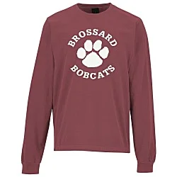 Bella+Canvas 6.5 oz. Heavyweight Garment-Dyed Long Sleeve T-Shirt - Screen