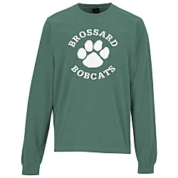 Bella+Canvas 6.5 oz. Heavyweight Garment-Dyed Long Sleeve T-Shirt - Screen