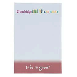 Life is Good TaskRight 6 inches x 4 inches Notepad - 50 Sheet