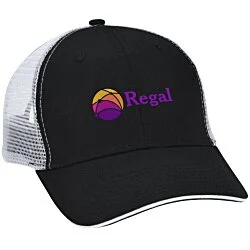 Roadster Sandwich Bill Trucker Cap - Full Color