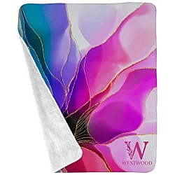 Full Color Sherpa Luxe Blanket - 24 hr