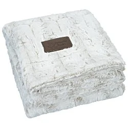 Bordeaux Faux Fur Throw Blanket - 24 hr