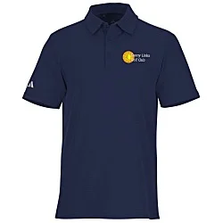 adidas Textured Stripe Polo - Men's