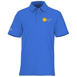 adidas Textured Stripe Polo - Men's