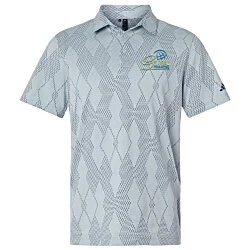 adidas Ultimate365 Textured Diamond Jacquard Polo