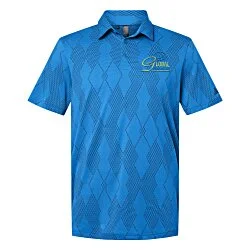 adidas Ultimate365 Textured Diamond Jacquard Polo