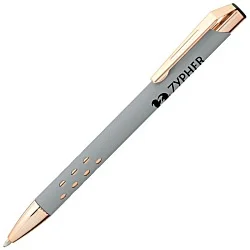 Souvenir Armor Soft Touch Metal Pen - Rose Gold