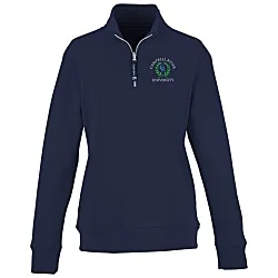 Crosswind 1/4-Zip Sweatshirt - Ladies' - Embroidered