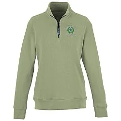Crosswind 1/4-Zip Sweatshirt - Ladies' - Embroidered