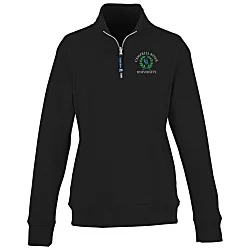 Crosswind 1/4-Zip Sweatshirt - Ladies' - Embroidered