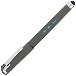 Cali Soft Touch Stylus Gel Pen - Metallic - Full Color