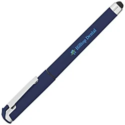 Cali Soft Touch Stylus Gel Pen - Metallic - Full Color