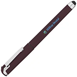 Cali Soft Touch Stylus Gel Pen - Metallic - Full Color