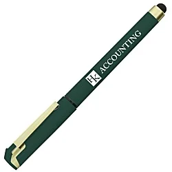 Cali Soft Touch Stylus Gel Pen - Opaque - Matte Gold - 24 hr