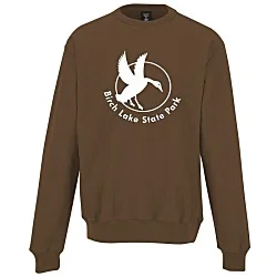 Hanes Beefy Sweats Premium Heavyweight Crew Sweatshirt - Screen