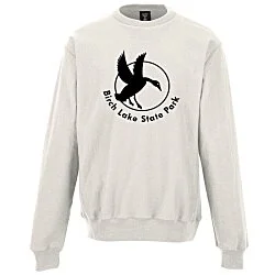 Hanes Beefy Sweats Premium Heavyweight Crew Sweatshirt - Screen