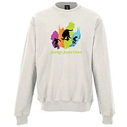 Hanes Beefy Sweats Premium Heavyweight Crew Sweatshirt - Full Color