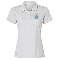 adidas 4-Way Stretch Printed Polo - Ladies'