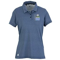 adidas 4-Way Stretch Printed Polo - Ladies'