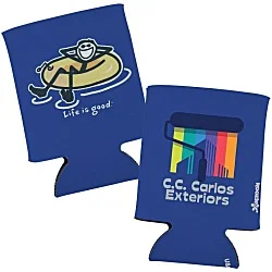 Life is Good Koozie® Can Cooler - Full Color - Inner Tube