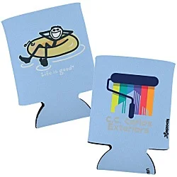 Life is Good Koozie® Can Cooler - Full Color - Inner Tube