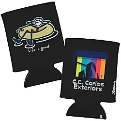 Life is Good Koozie® Can Cooler - Full Color - Inner Tube