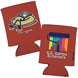 Life is Good Koozie® Can Cooler - Full Color - Inner Tube