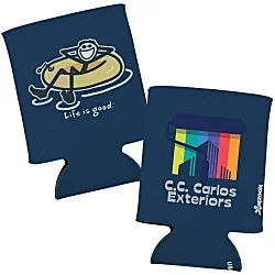 Life is Good Koozie® Can Cooler - Full Color - Inner Tube