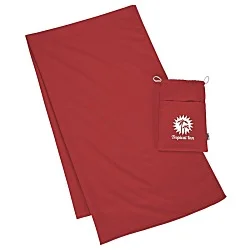 Travel Beach Towel with Pouch
