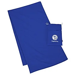Travel Beach Towel with Pouch