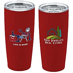 Life is Good Vacuum Tumbler - 20 oz. - Full Color - Cooler