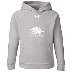 Under Armour Rival Fleece Hoodie - Youth - Screen