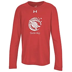Under Armour Team Tech Long Sleeve T-Shirt - Youth - Screen