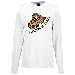 Port & Company Easy Cotton Long Sleeve T-Shirt - Full Color