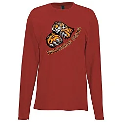 Port & Company Easy Cotton Long Sleeve T-Shirt - Full Color
