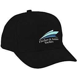 Canvas Five Panel Snapback Cap - 24 hr