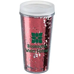 Glitter Travel Tumbler - 16 oz.