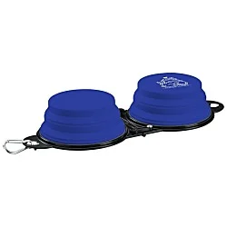 Tag Along Dual Collapsible Pet Bowl