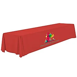 Serged Open-Back Polyester Table Throw - 16 feet