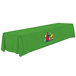 Serged Open-Back Polyester Table Throw - 16 feet