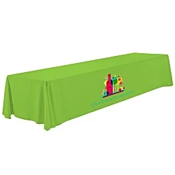 Serged Open-Back Polyester Table Throw - 16 feet