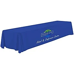 Serged Closed-Back Polyester Table Throw - 16 feet