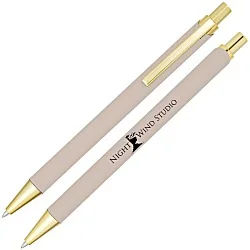 Renewal Soft Touch Gel Metal Pen - 24 hr