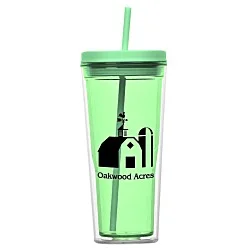 Vast Acrylic Tumbler with Straw - 21 oz - 24 hr