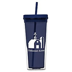 Vast Acrylic Tumbler with Straw - 21 oz. - 24 hr
