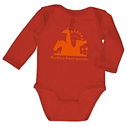 Rabbit Skins Infant Fine Jersey Long Sleeve Onesie